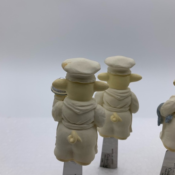 4 Pc. Hand Painted Vintage Spreader Set With Stainless Steel Blade’s Cooks Club - Picture 6 of 12